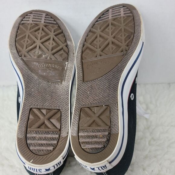 Converse Chuck Taylor All Star Women's Size 8.5 Lux Hidden Wedge Black 547198F - Picture 8 of 8